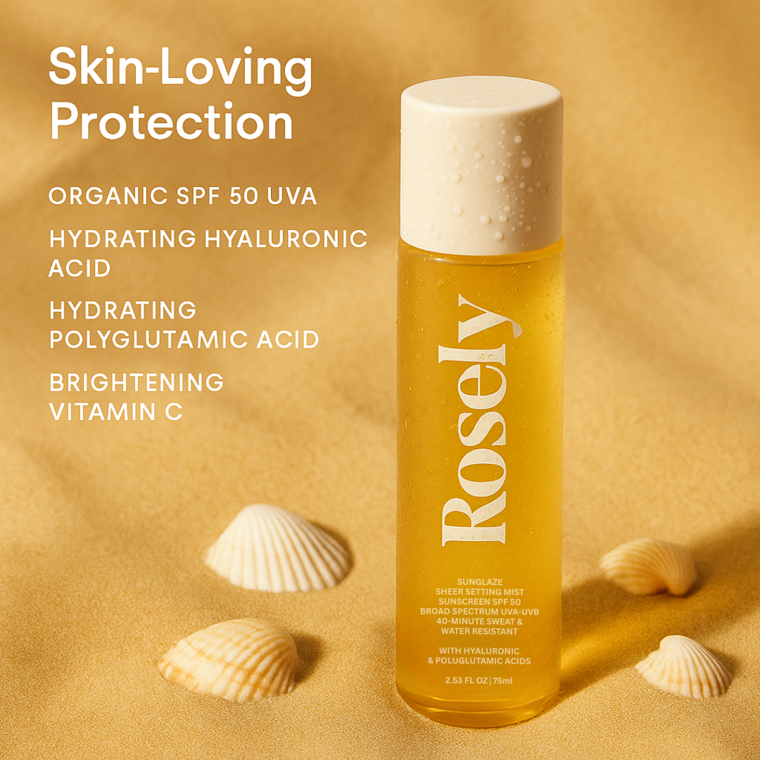 Sunglaze Sheer Setting Mist Sunscreen SPF 50